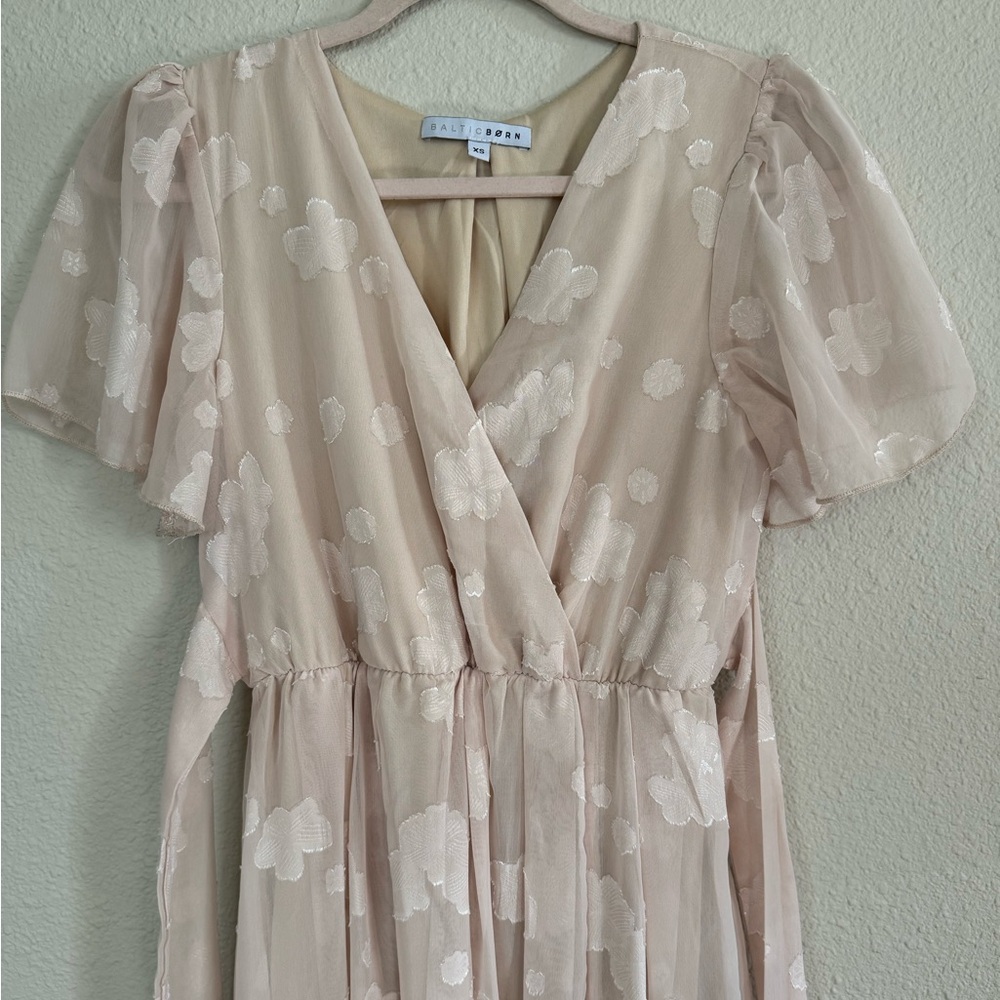 Baltic born Faye maxi long dress cream